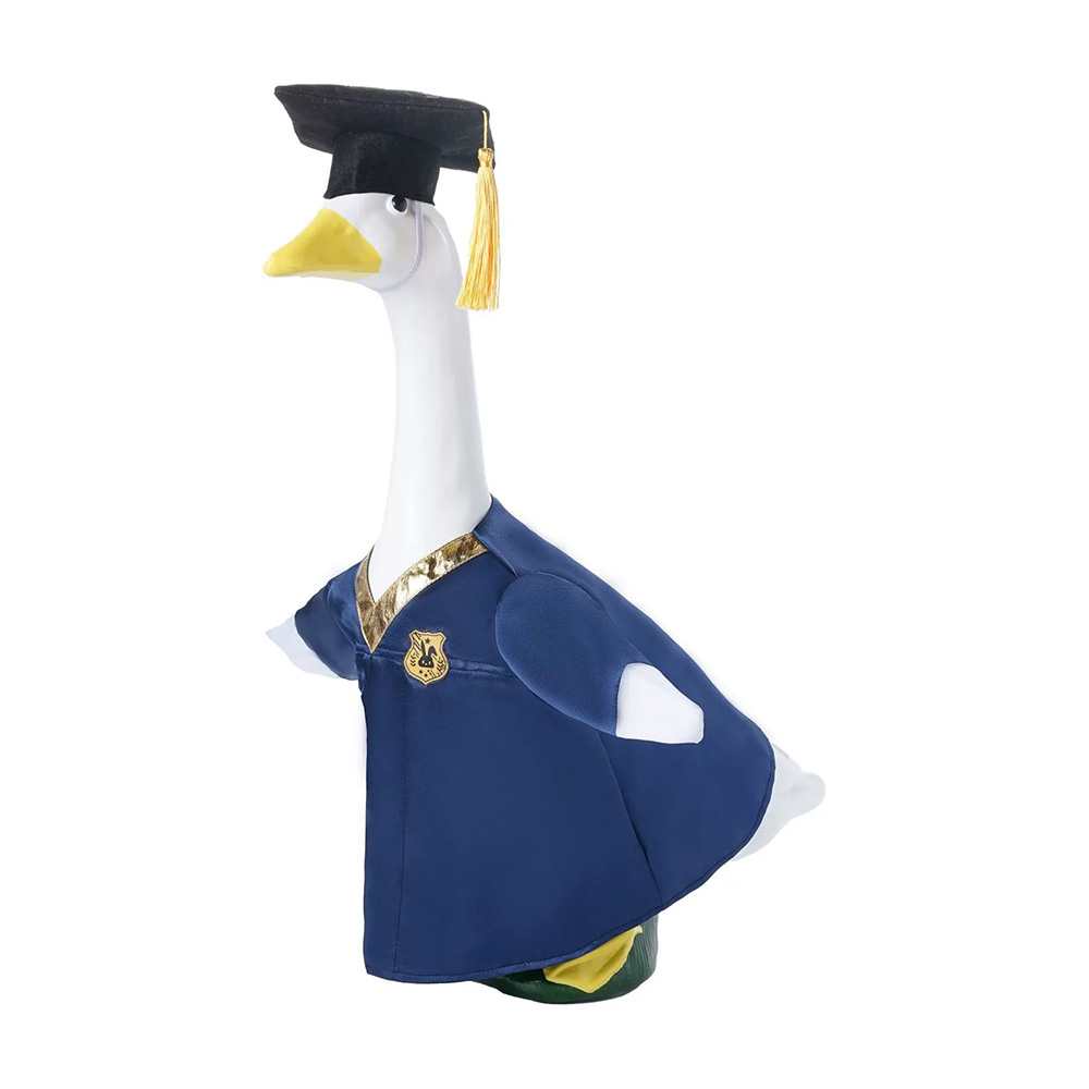 Disfraz de Graduación Divertido para Ganso con Gorra y Corbata